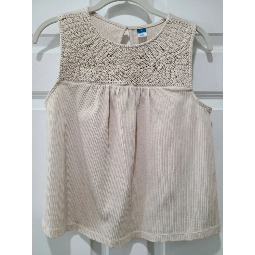 Old Navy Crochet & knit Smocked Sleeveless Top S/XS